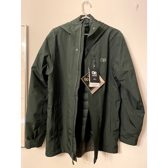 Outdoor Research Men's Foray GORE-TEX® 3-in-1 Parka in Grove (Size S) - Picture 1 of 4